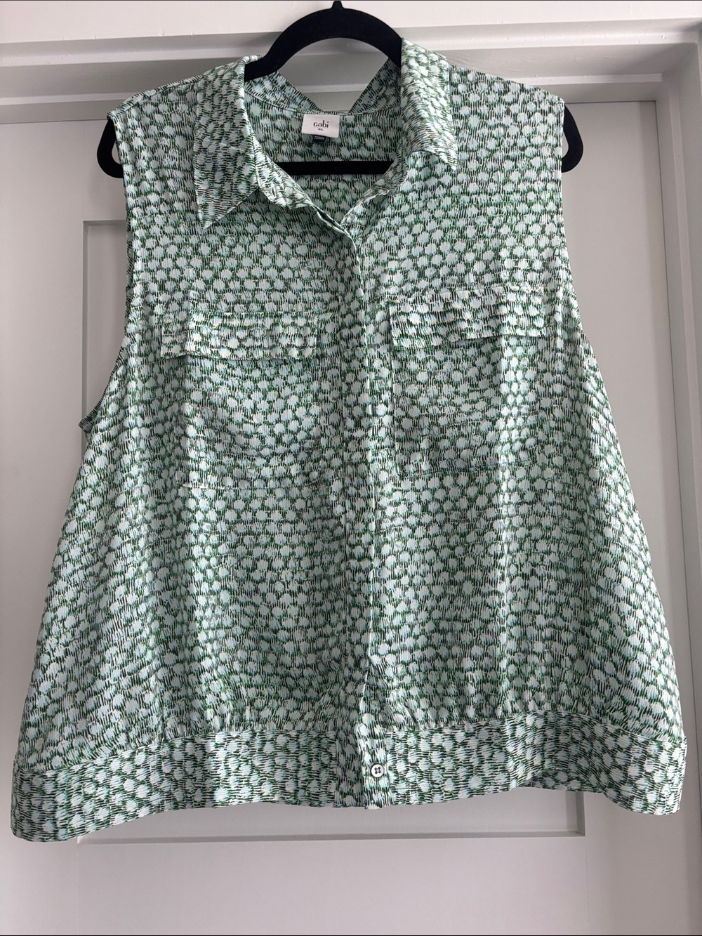 Size XL CAbi Style 5910 Shimmer Top